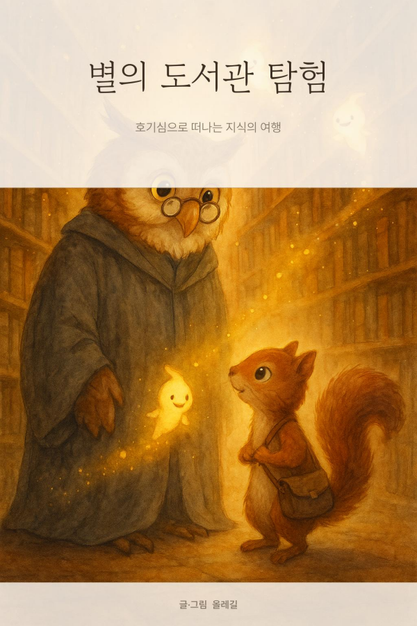별의 도서관 탐험 표지 그림