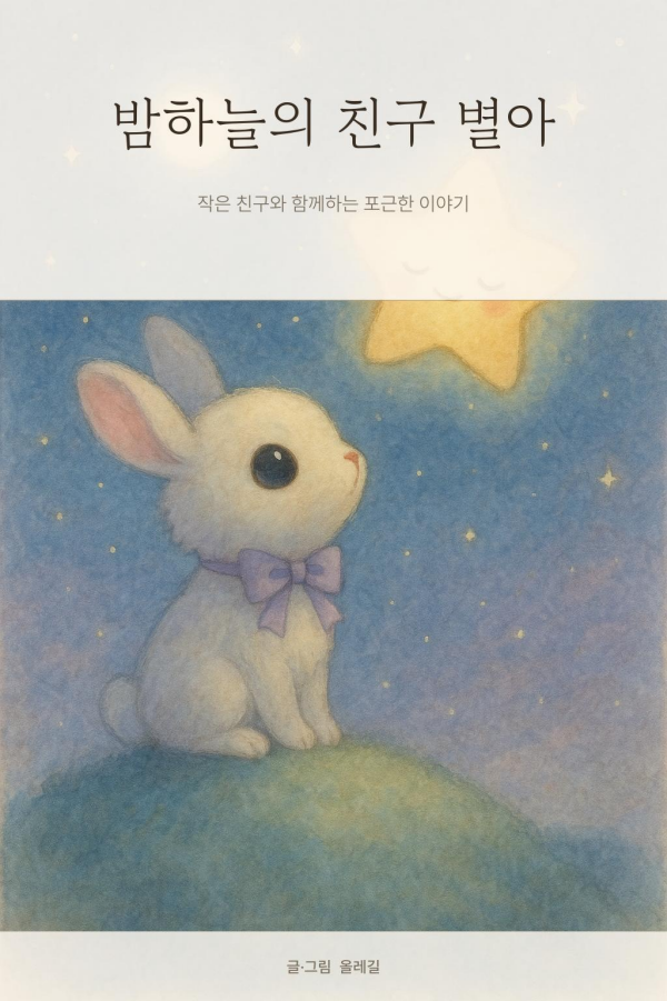 밤하늘의 친구 별아 표지 그림